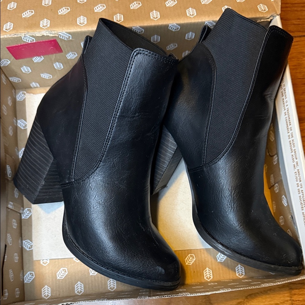 Call It Spring Black Ankle Booties